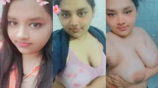 Cute Teen Chubby Girl Boobs Play MMS Video
